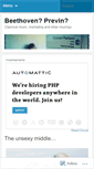 Mobile Screenshot of beethovenprevin.wordpress.com