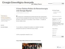 Tablet Screenshot of cirurgiaginecologica.wordpress.com