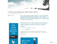 Tablet Screenshot of constructoresdepaznuevohorizonte.wordpress.com