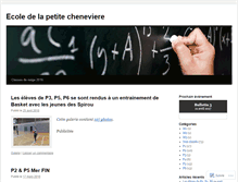 Tablet Screenshot of cheneviere.wordpress.com