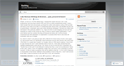 Desktop Screenshot of lknblog.wordpress.com