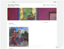 Tablet Screenshot of manishapatil.wordpress.com