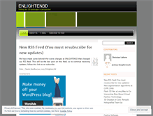 Tablet Screenshot of enlighten3d.wordpress.com