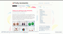 Desktop Screenshot of funkyaccessories.wordpress.com