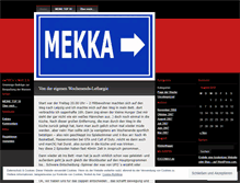 Tablet Screenshot of mekka.wordpress.com