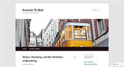 Desktop Screenshot of committoquit.wordpress.com