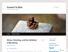 Tablet Screenshot of committoquit.wordpress.com