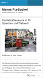 Mobile Screenshot of manusplzsuche.wordpress.com