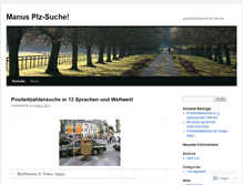 Tablet Screenshot of manusplzsuche.wordpress.com