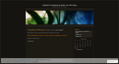 Desktop Screenshot of ministertobusiness.wordpress.com