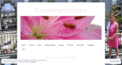 Desktop Screenshot of everythingwithgrace.wordpress.com