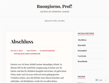 Tablet Screenshot of buongiornoprof.wordpress.com