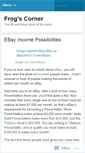 Mobile Screenshot of frogscorner.wordpress.com