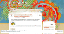 Desktop Screenshot of lotsofbaggage.wordpress.com