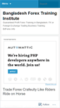 Mobile Screenshot of bangladeshforextraininginstitute.wordpress.com