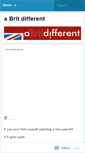 Mobile Screenshot of abritdifferent.wordpress.com