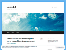 Tablet Screenshot of icarus2point0.wordpress.com