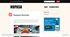 Desktop Screenshot of nupasa.wordpress.com