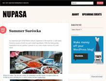 Tablet Screenshot of nupasa.wordpress.com