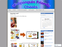 Tablet Screenshot of clubpenguinfriendscheats.wordpress.com