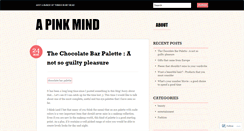 Desktop Screenshot of apinkmind.wordpress.com