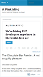 Mobile Screenshot of apinkmind.wordpress.com