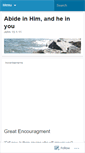 Mobile Screenshot of abideinhim24.wordpress.com