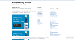 Desktop Screenshot of gangstalkingnews.wordpress.com