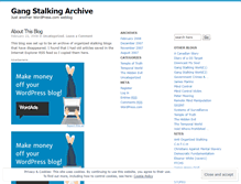 Tablet Screenshot of gangstalkingnews.wordpress.com
