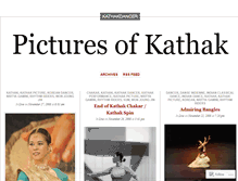 Tablet Screenshot of kathakpictures.wordpress.com