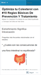 Mobile Screenshot of colesterolhdl.wordpress.com