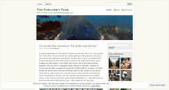 Desktop Screenshot of foragersyear.wordpress.com