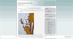 Desktop Screenshot of nerdyladies.wordpress.com