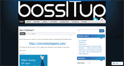 Desktop Screenshot of bossitup.wordpress.com