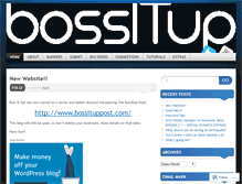 Tablet Screenshot of bossitup.wordpress.com