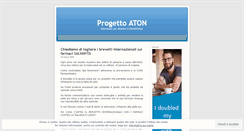 Desktop Screenshot of progettoaton.wordpress.com