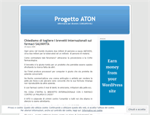 Tablet Screenshot of progettoaton.wordpress.com