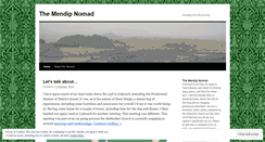 Desktop Screenshot of mendipnomad.wordpress.com