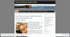 Desktop Screenshot of keithandrachaeljackson.wordpress.com