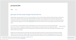 Desktop Screenshot of paripulau354.wordpress.com