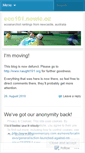 Mobile Screenshot of eco101.wordpress.com