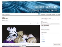 Tablet Screenshot of lightwaters.wordpress.com