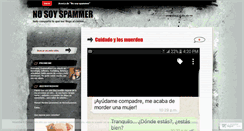 Desktop Screenshot of nosoyspammer.wordpress.com
