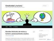 Tablet Screenshot of creatividadyturismo.wordpress.com