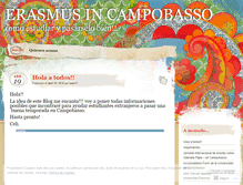 Tablet Screenshot of erasmusincampobasso.wordpress.com