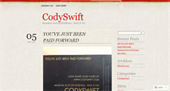 Desktop Screenshot of codyswiftdotcom.wordpress.com