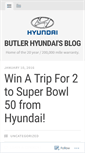 Mobile Screenshot of butlerhyundai.wordpress.com