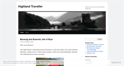 Desktop Screenshot of highlandtraveller.wordpress.com