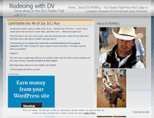 Tablet Screenshot of dvfennell.wordpress.com