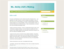 Tablet Screenshot of msabilityusa.wordpress.com